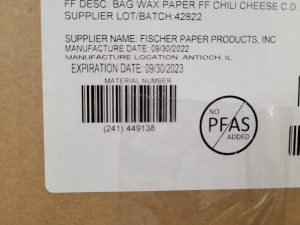 PFAS-free base paper for baking