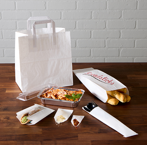 Flat Handle Carry-Out Bag #1903