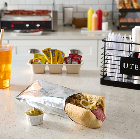 Foil Hot Dog Bag #808-PL