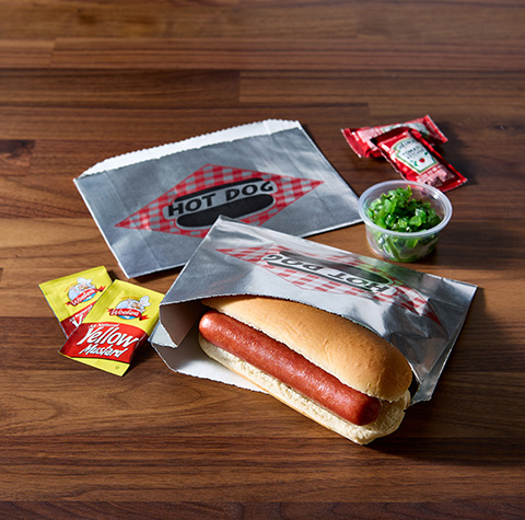 Foil Wallet Style Hot Dog Bag #809