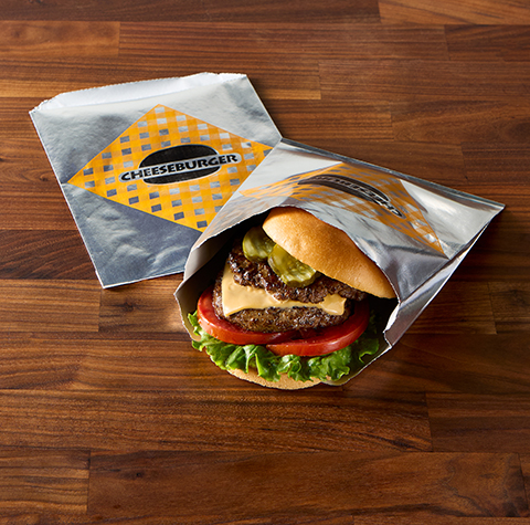 Jumbo Foil Cheeseburger Bag #811
