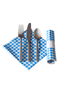 White Napkin Ring Band #41703