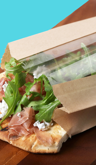 Top products - food bag with clear window