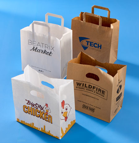 Handle Bags for Foodservice